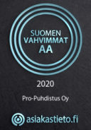 Logo Suomen vahvimmat yritykset AA 2020